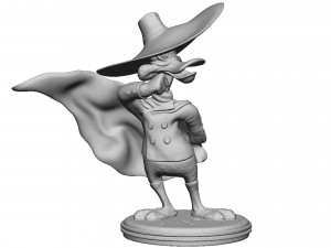 Darkwing Duck FOR 3D PRINT STL 3D Model