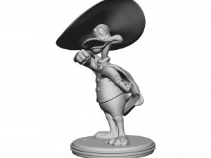 Darkwing Duck FOR 3D PRINT STL 3D Model