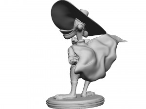 Darkwing Duck FOR 3D PRINT STL 3D Model