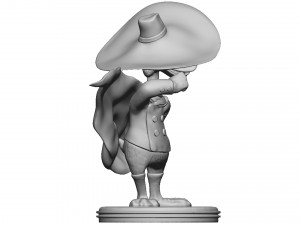Darkwing Duck FOR 3D PRINT STL 3D Model