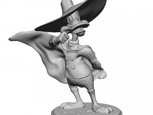 Darkwing Duck FOR 3D PRINT STL 3D Model