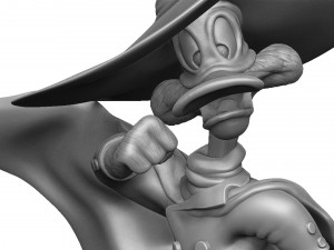 Darkwing Duck FOR 3D PRINT STL 3D Model