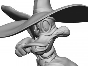 Darkwing Duck FOR 3D PRINT STL 3D Model