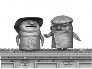 Koloboks 1986 VOOR 3D PRINT 2 OPTIES STL 3D Model