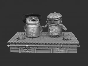 Koloboks 1986 VOOR 3D PRINT 2 OPTIES STL 3D Model