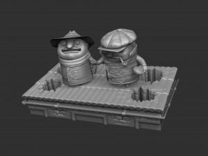 Koloboks 1986 FOR 3D PRINT 2 OPTIONS STL 3D मॉडल