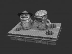 Koloboks 1986 VOOR 3D PRINT 2 OPTIES STL 3D Model