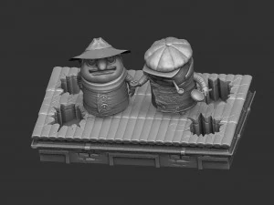 Koloboks 1986 VOOR 3D PRINT 2 OPTIES STL 3D Model