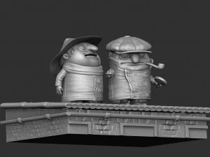 Koloboks 1986 VOOR 3D PRINT 2 OPTIES STL 3D Model