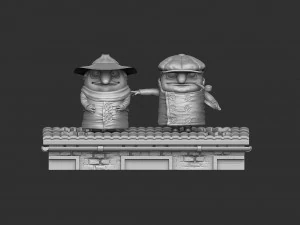 Koloboks 1986 VOOR 3D PRINT 2 OPTIES STL 3D Model