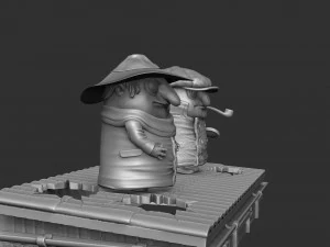 Koloboks 1986 VOOR 3D PRINT 2 OPTIES STL 3D Model