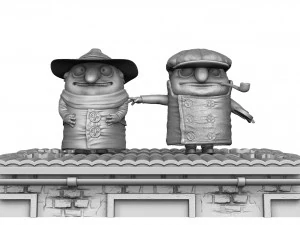 Koloboks 1986 VOOR 3D PRINT 2 OPTIES STL 3D Model