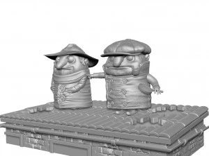 Koloboks 1986 VOOR 3D PRINT 2 OPTIES STL 3D Model