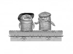 Koloboks 1986 VOOR 3D PRINT 2 OPTIES STL 3D Model