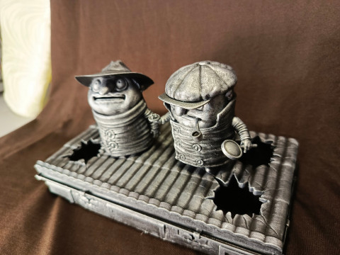 Koloboks 1986 FOR 3D PRINT 2 OPTIONS STL 3D मॉडल