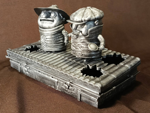 Koloboks 1986 FOR 3D PRINT 2 OPTIONS STL 3D मॉडल