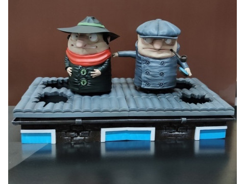 Koloboks 1986 FOR 3D PRINT 2 OPTIONS STL 3D मॉडल