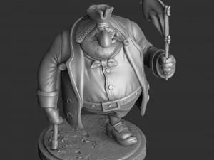 JOHN SILVER FOR 3D PRINT STL whole and ni parts 3D Print Model