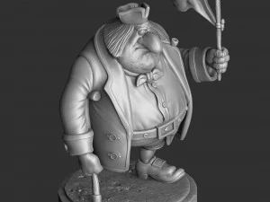 JOHN SILVER FOR 3D PRINT STL whole and ni parts 3D Print Model