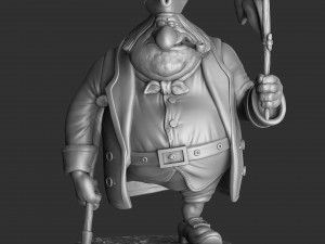 JOHN SILVER FOR 3D PRINT STL whole and ni parts 3D प्रिंट मॉडल
