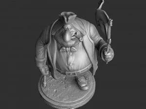 JOHN SILVER FOR 3D PRINT STL whole and ni parts 3D Print Model
