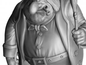 JOHN SILVER FOR 3D PRINT STL whole and ni parts 3D Print Model