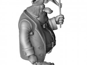 JOHN SILVER FOR 3D PRINT STL whole and ni parts 3D प्रिंट मॉडल