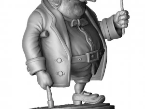 JOHN SILVER FOR 3D PRINT STL whole and ni parts 3D Print Model