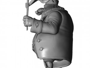 JOHN SILVER FOR 3D PRINT STL whole and ni parts 3D प्रिंट मॉडल