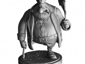 JOHN SILVER FOR 3D PRINT STL whole and ni parts 3D Print Model