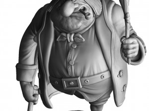 JOHN SILVER FOR 3D PRINT STL whole and ni parts 3D प्रिंट मॉडल