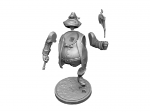 JOHN SILVER FOR 3D PRINT STL whole and ni parts 3D प्रिंट मॉडल