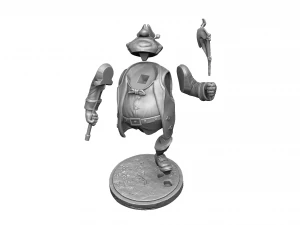 JOHN SILVER FOR 3D PRINT STL whole and ni parts 3D Print Model