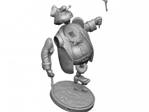 JOHN SILVER FOR 3D PRINT STL whole and ni parts 3D प्रिंट मॉडल