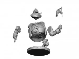 JOHN SILVER FOR 3D PRINT STL whole and ni parts 3D Print Model