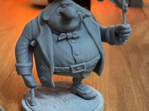 JOHN SILVER FOR 3D PRINT STL whole and ni parts 3D प्रिंट मॉडल