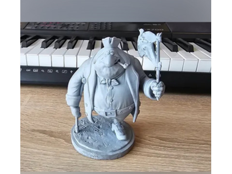 JOHN SILVER FOR 3D PRINT STL whole and ni parts 3D प्रिंट मॉडल