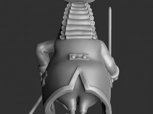 Squire John Trelawney for 3d print stl asemble 3D 打印模型
