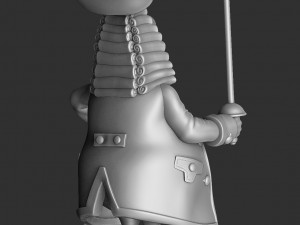 Squire John Trelawney for 3d print stl asemble 3D 打印模型