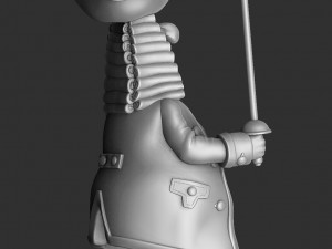 Squire John Trelawney for 3d print stl asemble 3D 打印模型