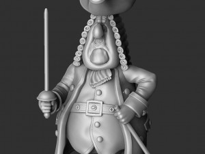 Squire John Trelawney for 3d print stl asemble 3D 打印模型