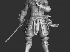 RYU HAYABUSA Ninja Gaiden con una spada 1 per la stampa 3D STL Modello 3D