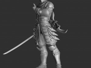 RYU HAYABUSA Ninja Gaiden with a sword 1 for 3D printing STL Modelo 3D