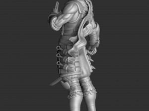 RYU HAYABUSA Ninja Gaiden with a sword 1 for 3D printing STL Modelo 3D