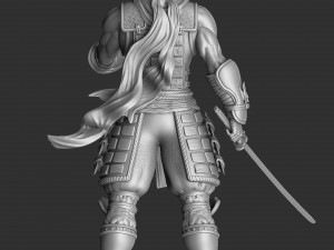 RYU HAYABUSA Ninja Gaiden with a sword 1 for 3D printing STL Modelo 3D