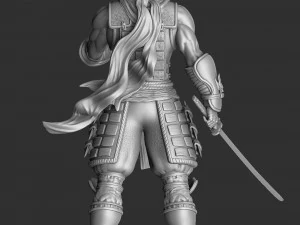 RYU HAYABUSA Ninja Gaiden con una spada 1 per la stampa 3D STL Modello 3D