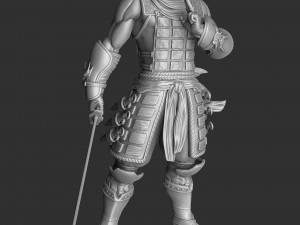 RYU HAYABUSA Ninja Gaiden with a sword 1 for 3D printing STL Modelo 3D