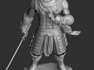 RYU HAYABUSA Ninja Gaiden con una spada 1 per la stampa 3D STL Modello 3D