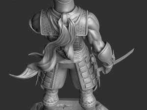RYU HAYABUSA Ninja Gaiden con una spada 1 per la stampa 3D STL Modello 3D