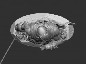 RYU HAYABUSA Ninja Gaiden con una spada 1 per la stampa 3D STL Modello 3D